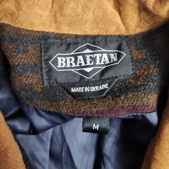 Braetan Aztec Blazer Wool Blend Sport Coat Jacket Southwestern Women’s - Picture 7 of 8